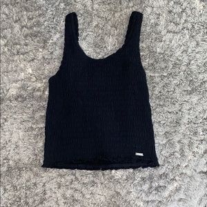 ✨HOLLISTER BLACK CROPPED TANK TOP✨